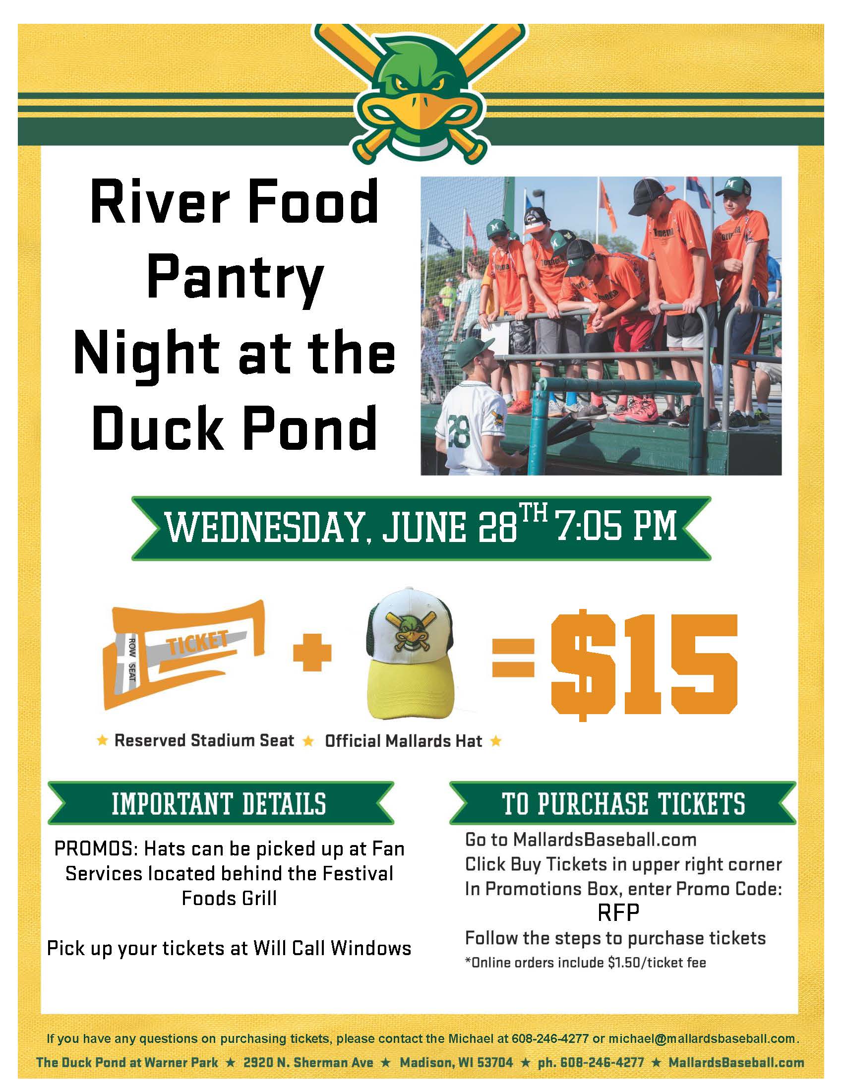 River Food Panty Info Flyer